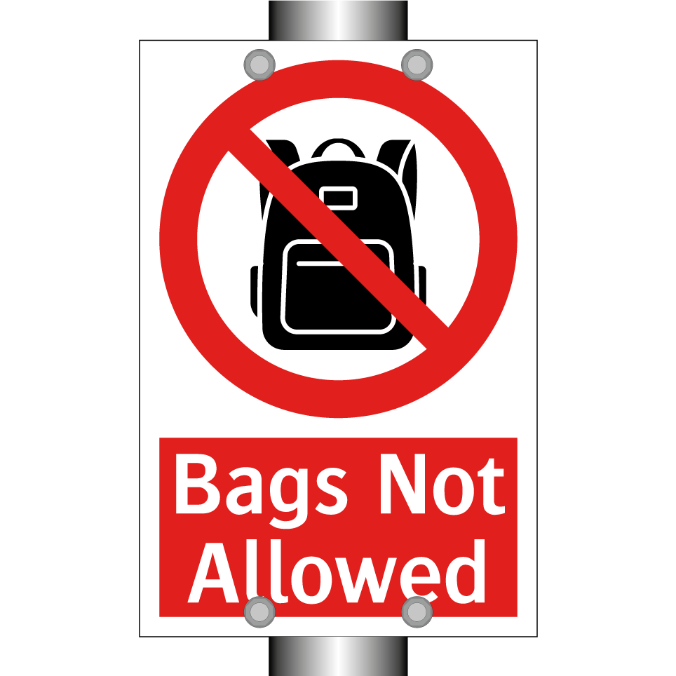 Bags Not Allowed