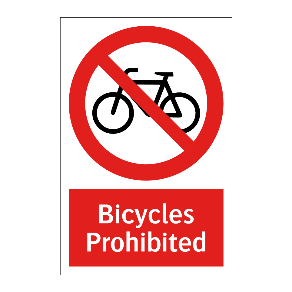 Bicycles Prohibited