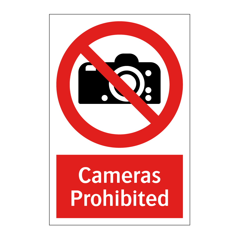 Cameras Prohibited