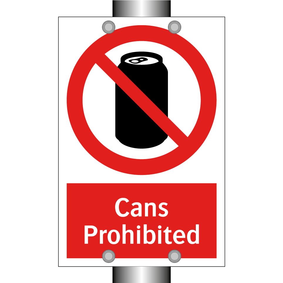 Cans Prohibited