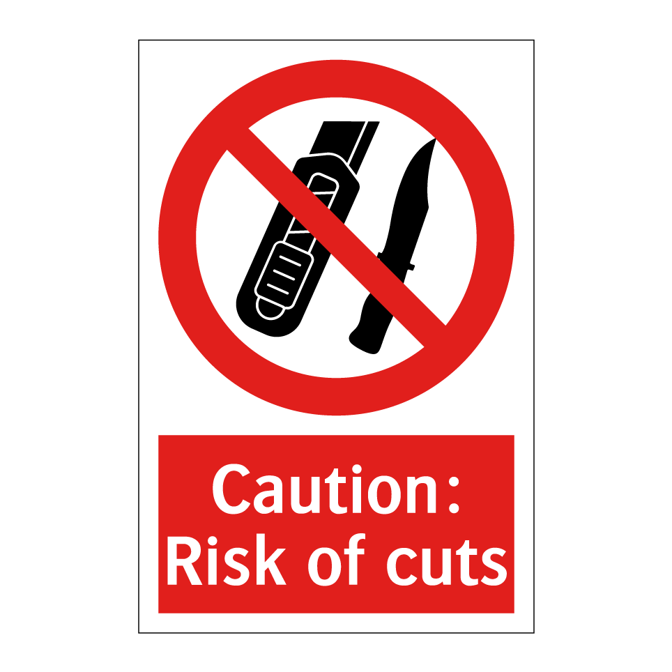 Caution: Risk of cuts