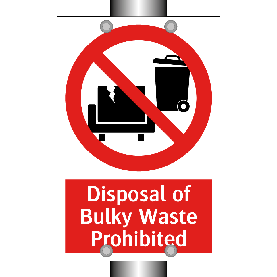 Disposal of Bulky Waste Prohibited