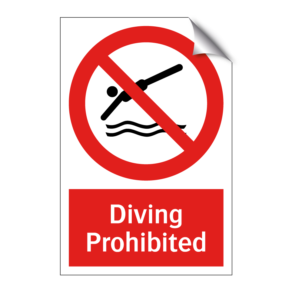 Diving Prohibited