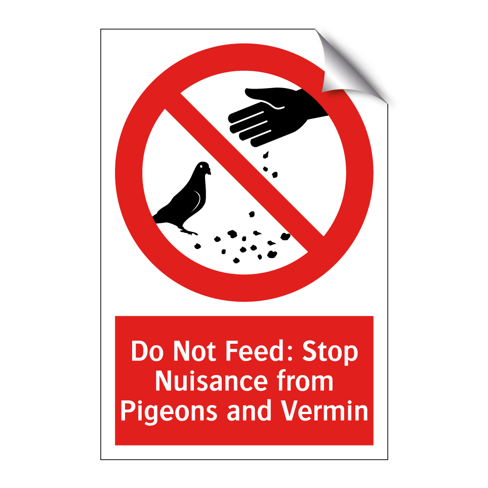 Do Not Feed: Stop Nuisance from Pigeons and Vermin