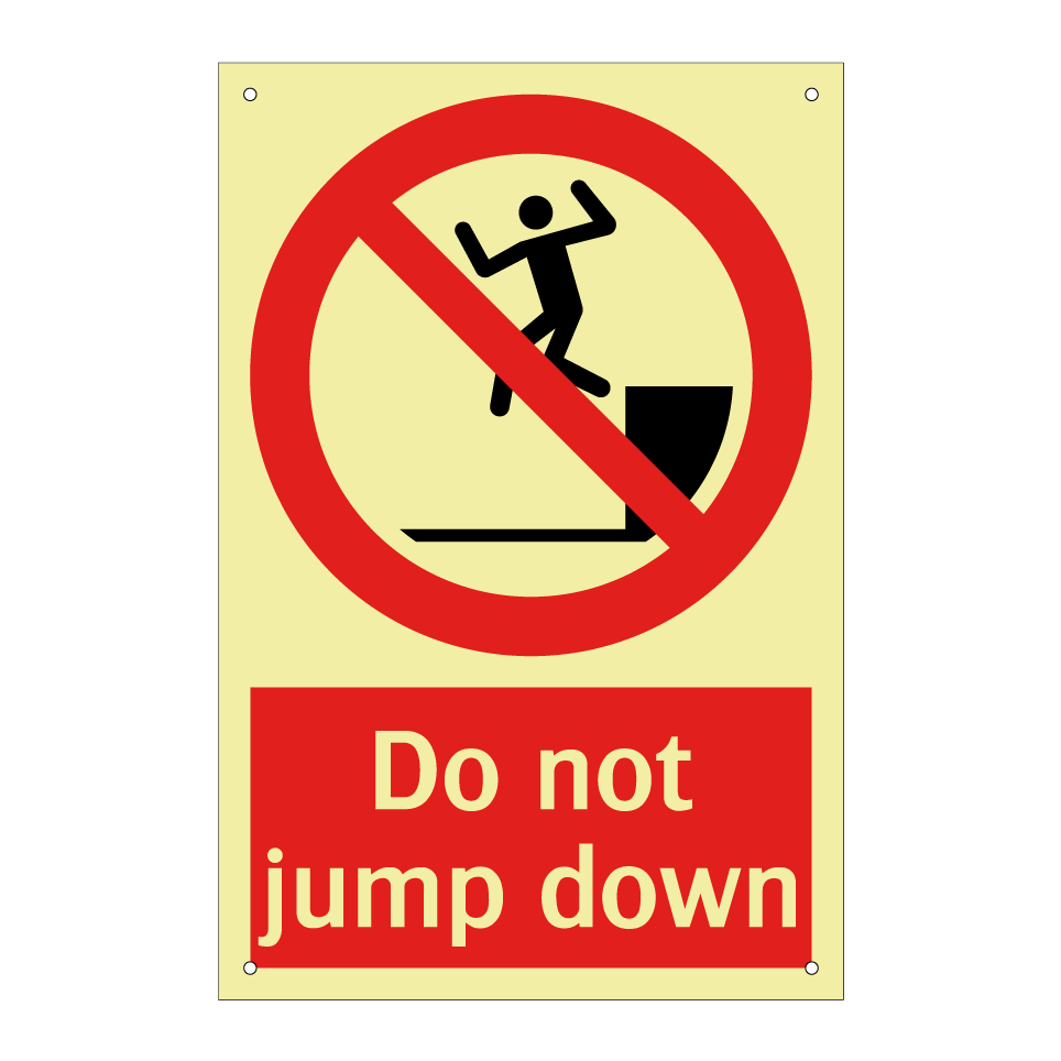 Do not jump down