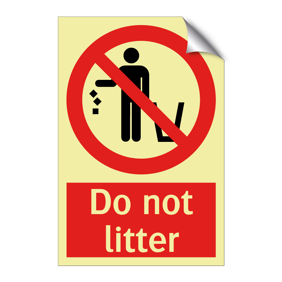 Do not litter