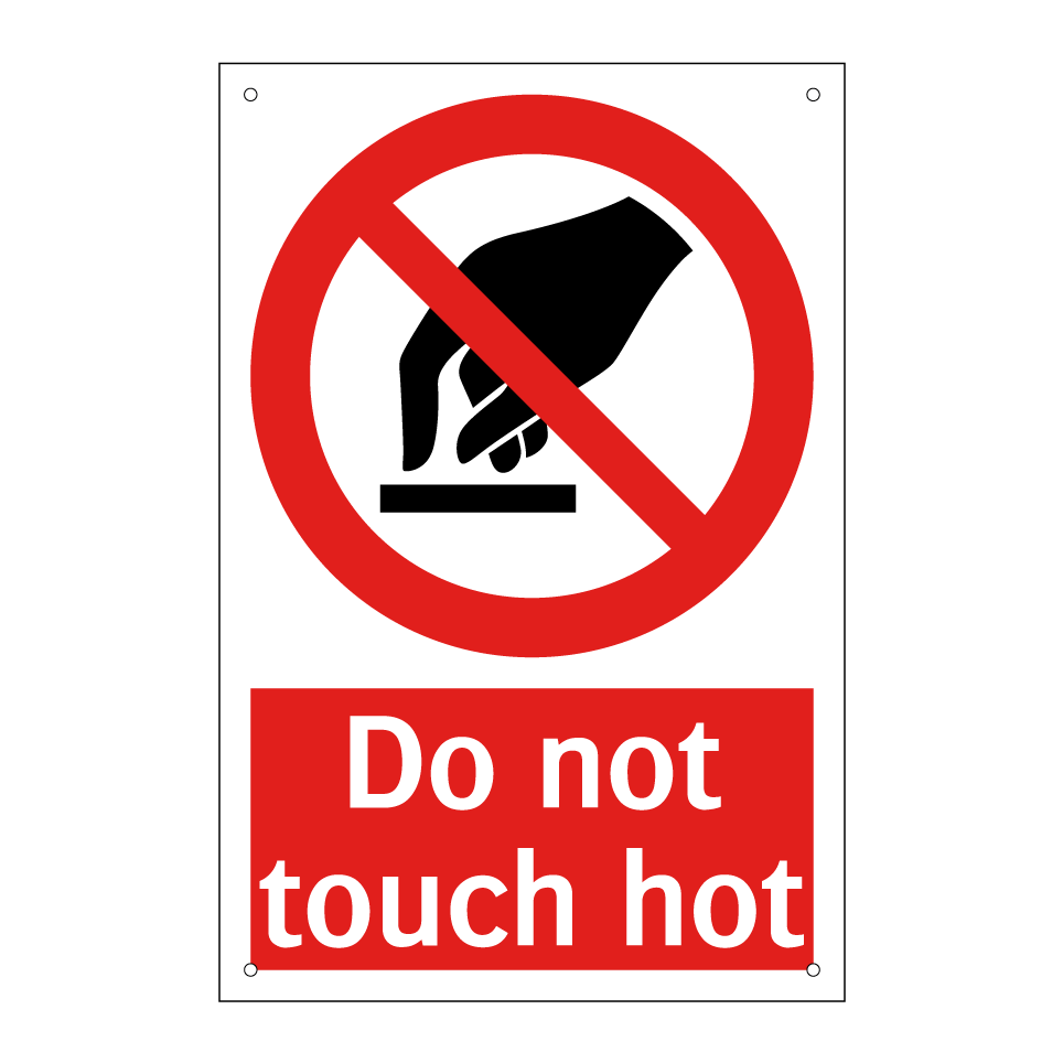 Do not touch hot