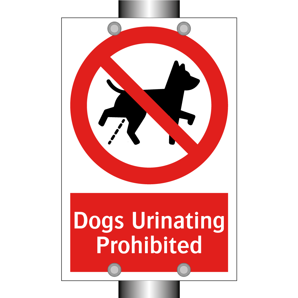 Dogs Urinating Prohibited