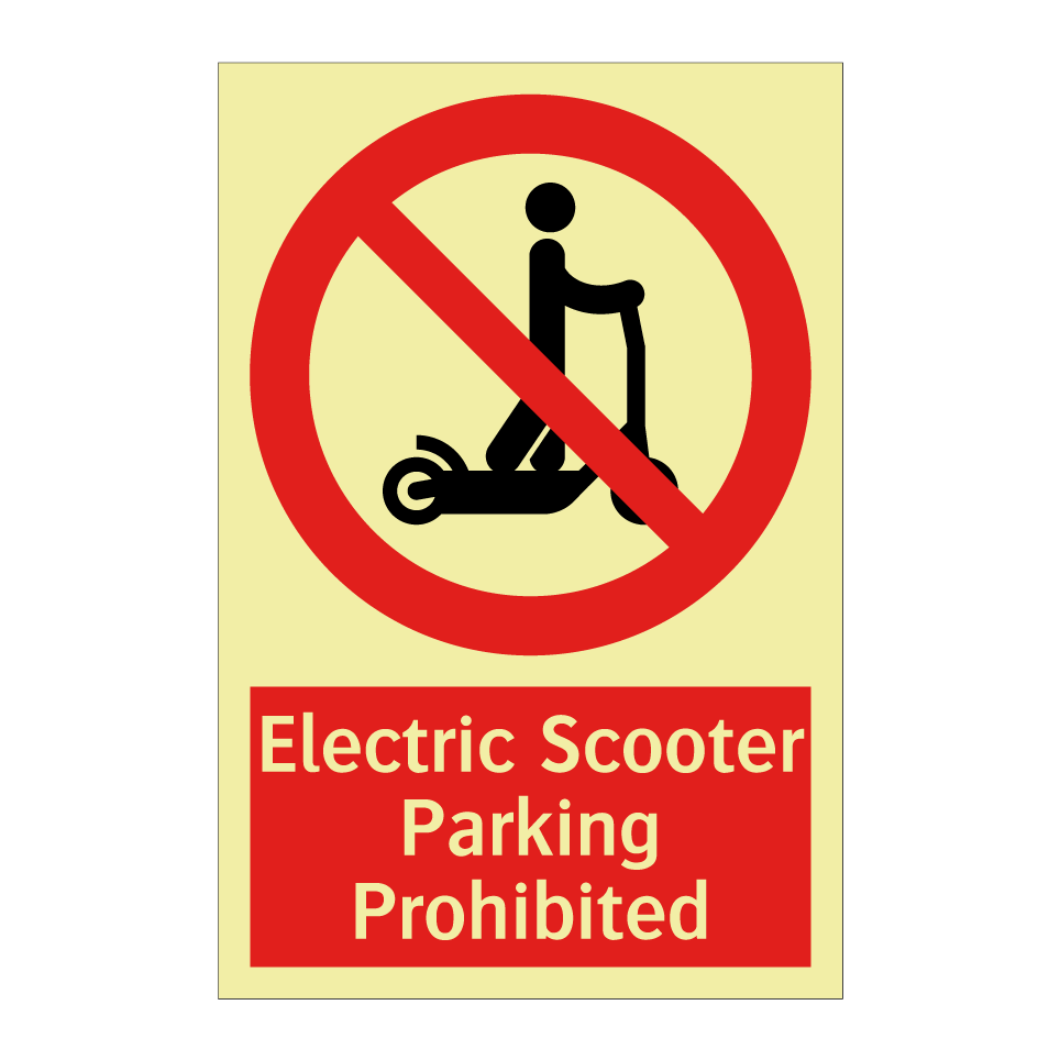 Electric Scooter Parking Prohibited
