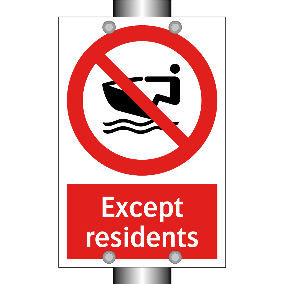 Except residents