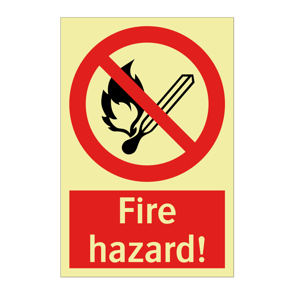 Fire hazard!