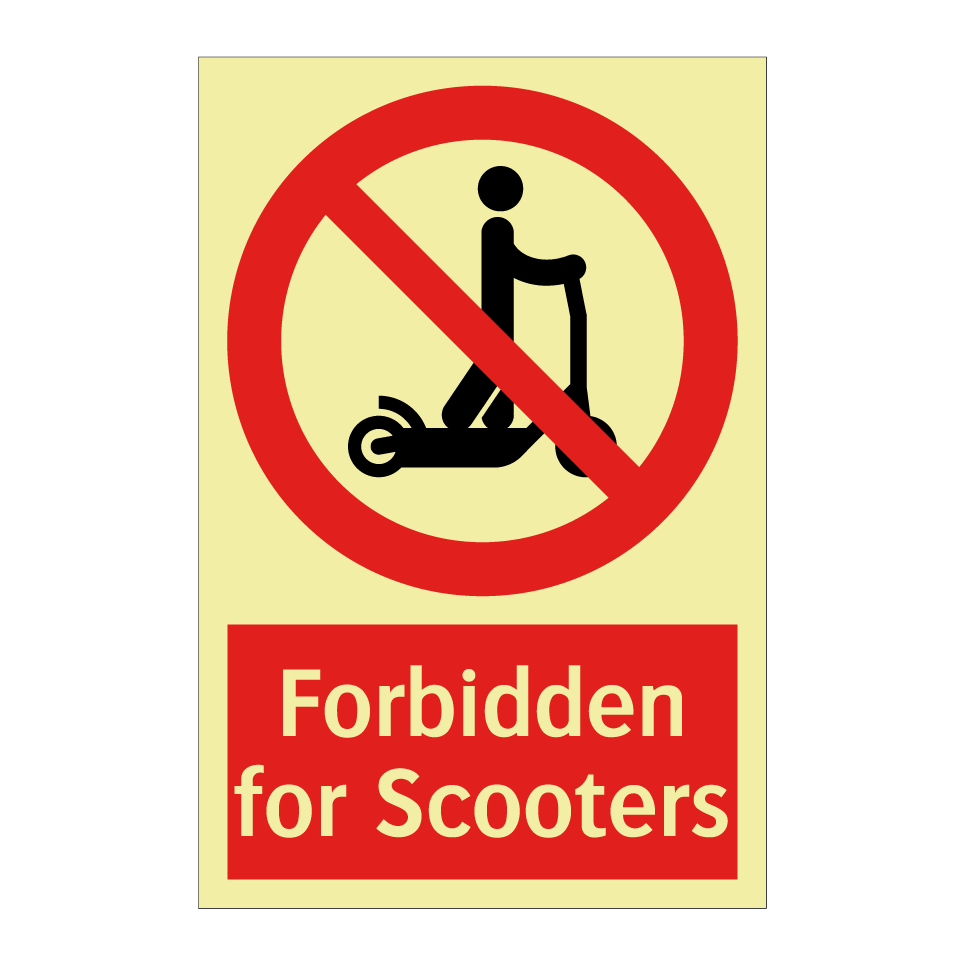 Forbidden for Scooters