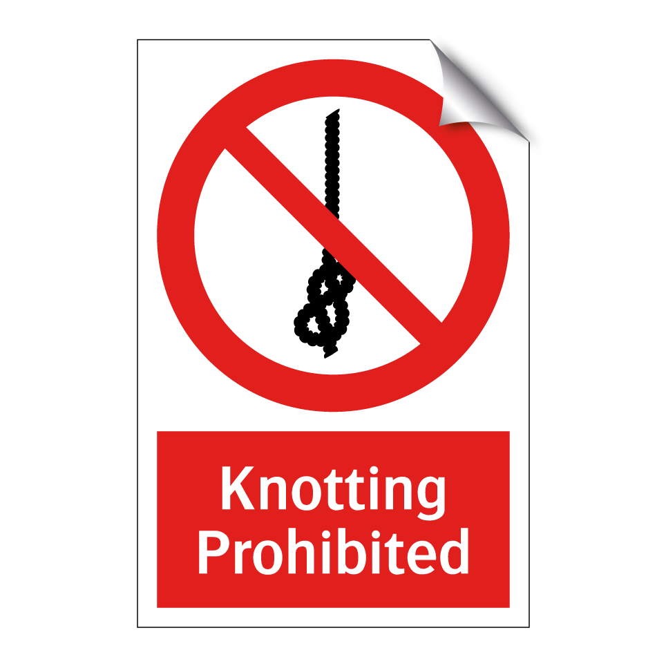 Knotting Prohibited