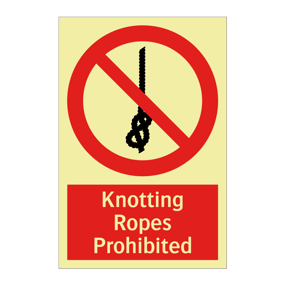 Knotting Ropes Prohibited