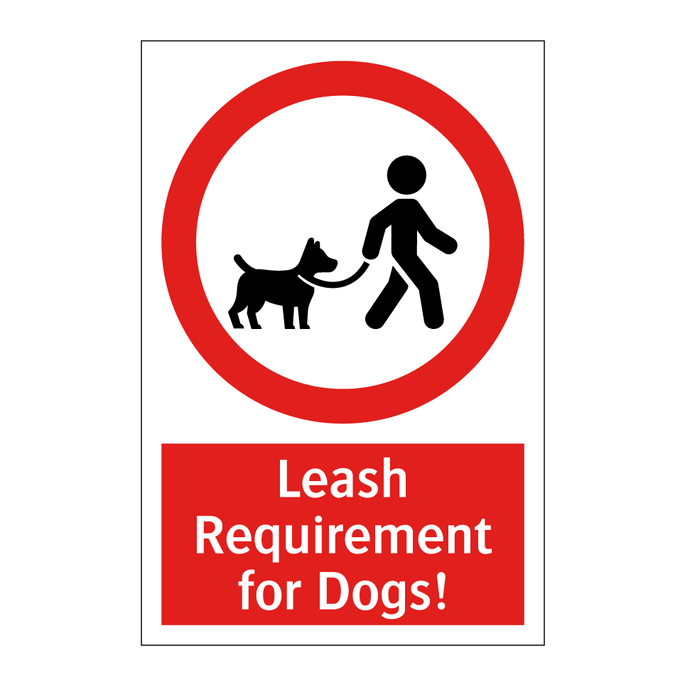 Leash Requirement for Dogs!