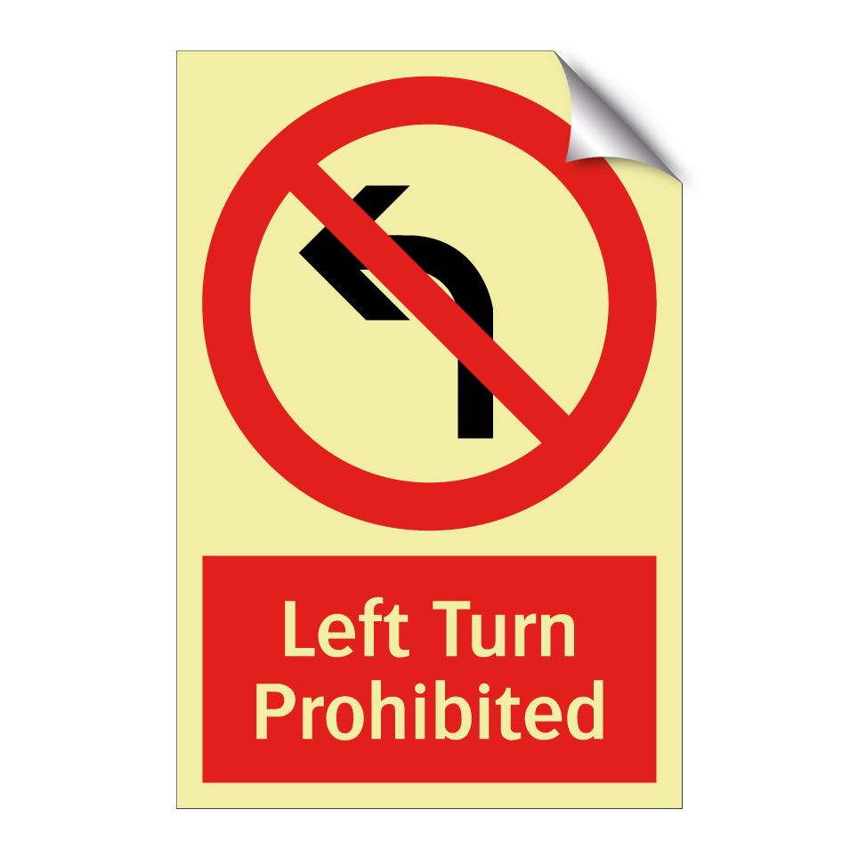 Left Turn Prohibited