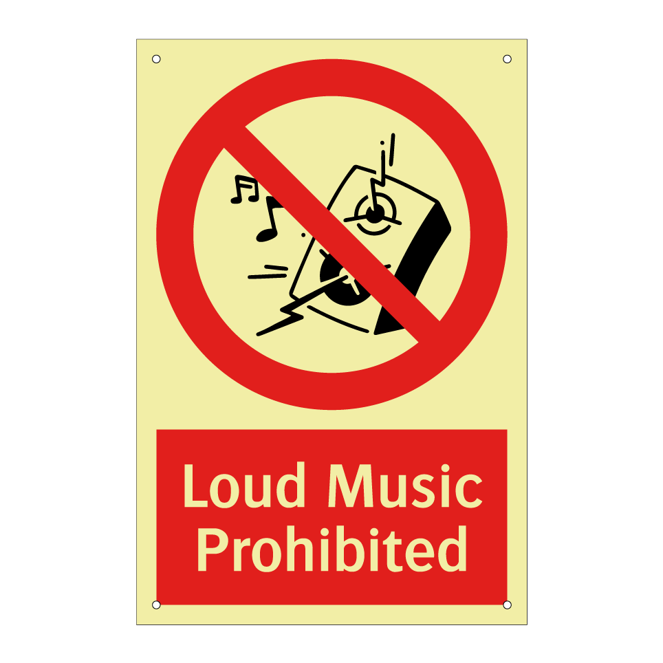 Loud Music Prohibited