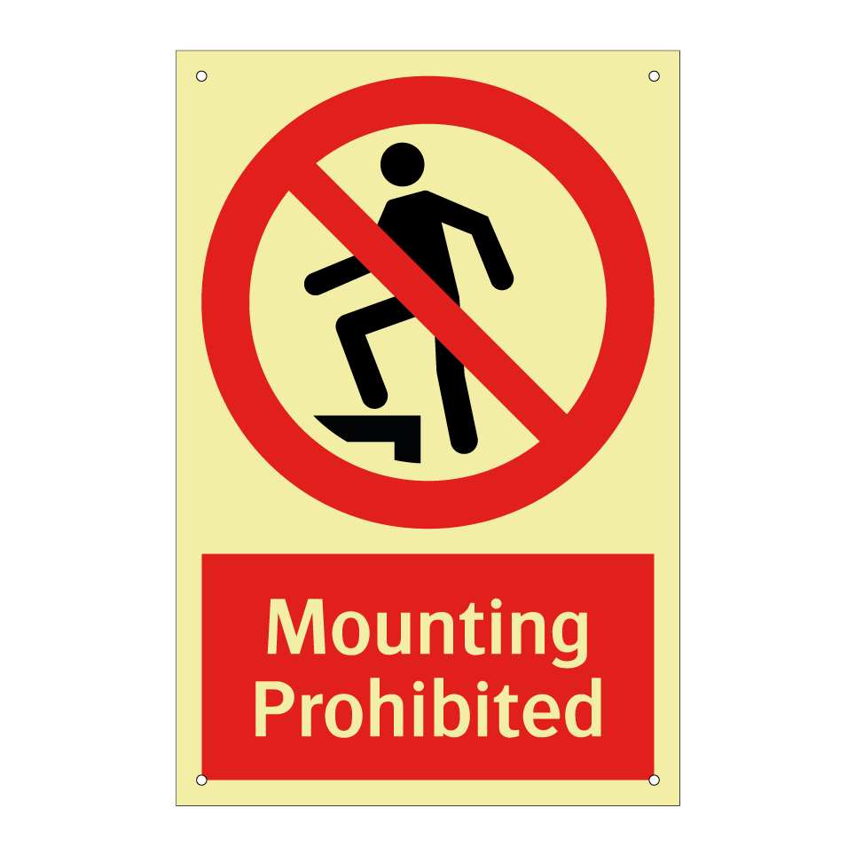 Mounting Prohibited