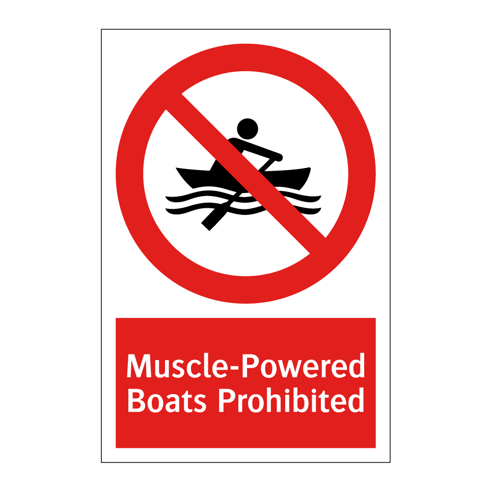 Muscle-Powered Boats Prohibited