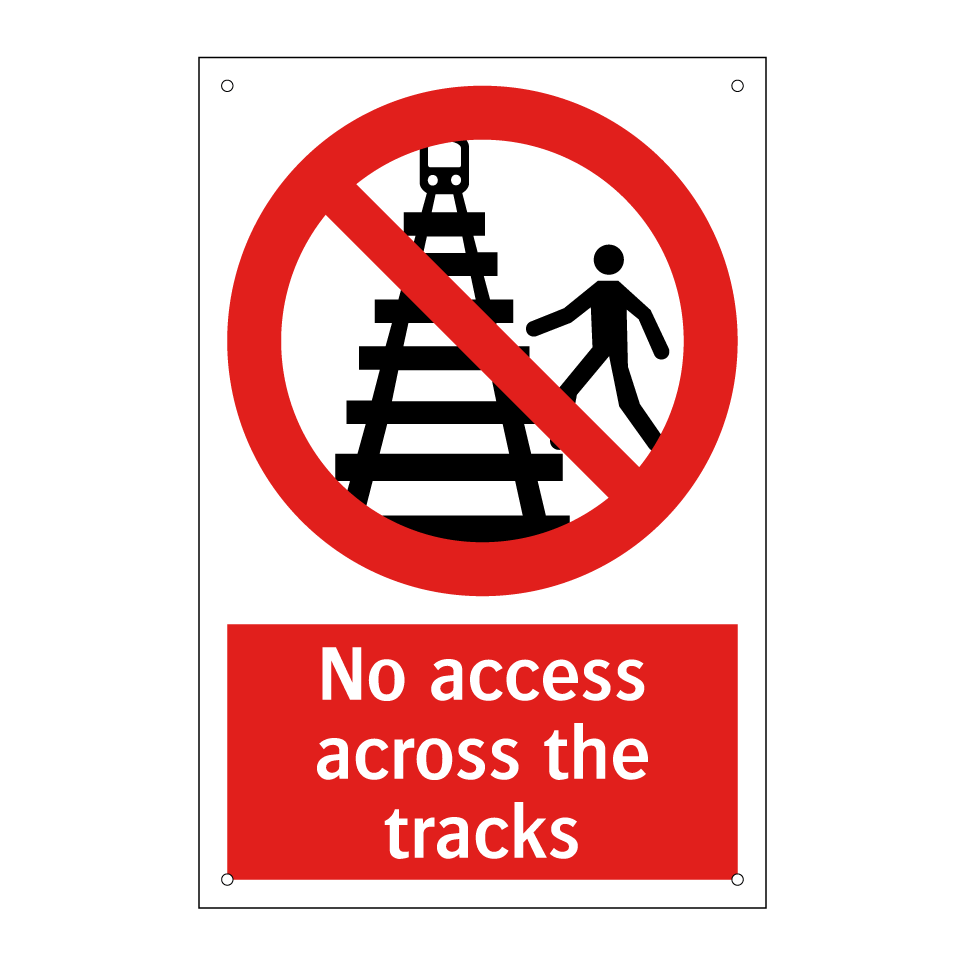 No access across the tracks