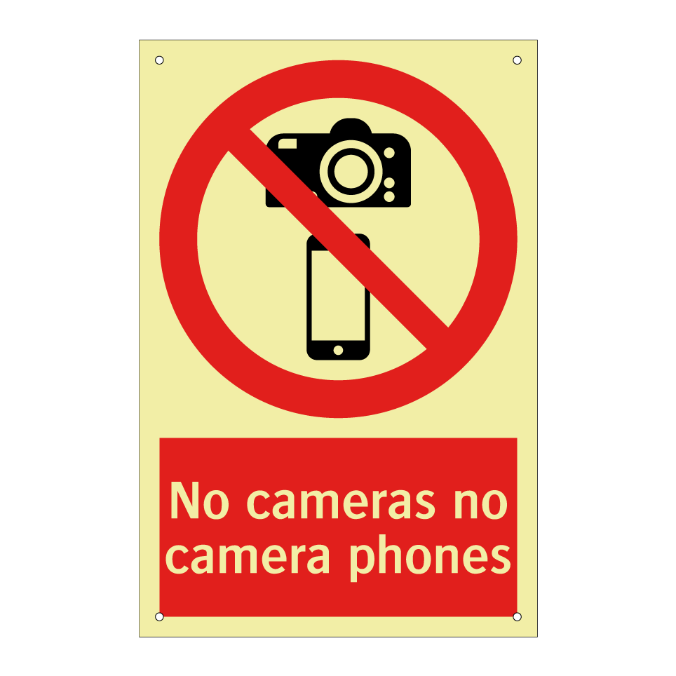 No cameras no camera phones