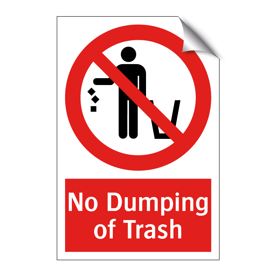 No Dumping of Trash