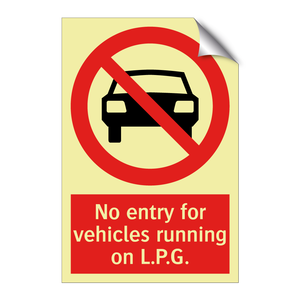 No entry for vehicles running on L.P.G.