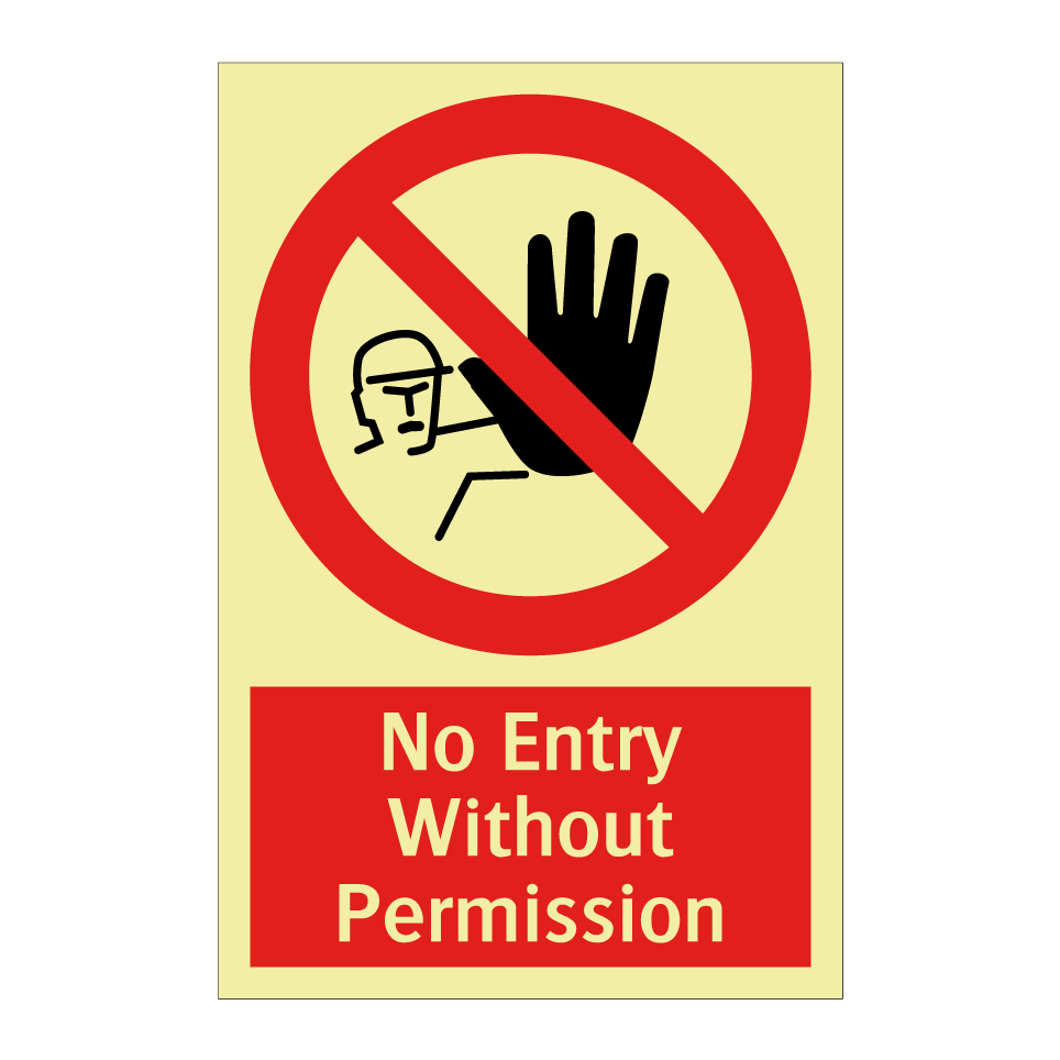 No Entry Without Permission