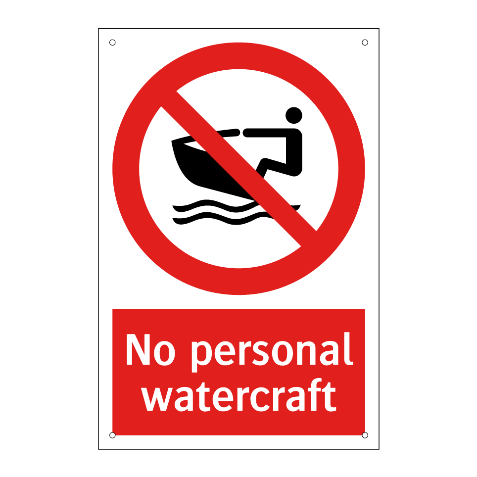 No personal watercraft