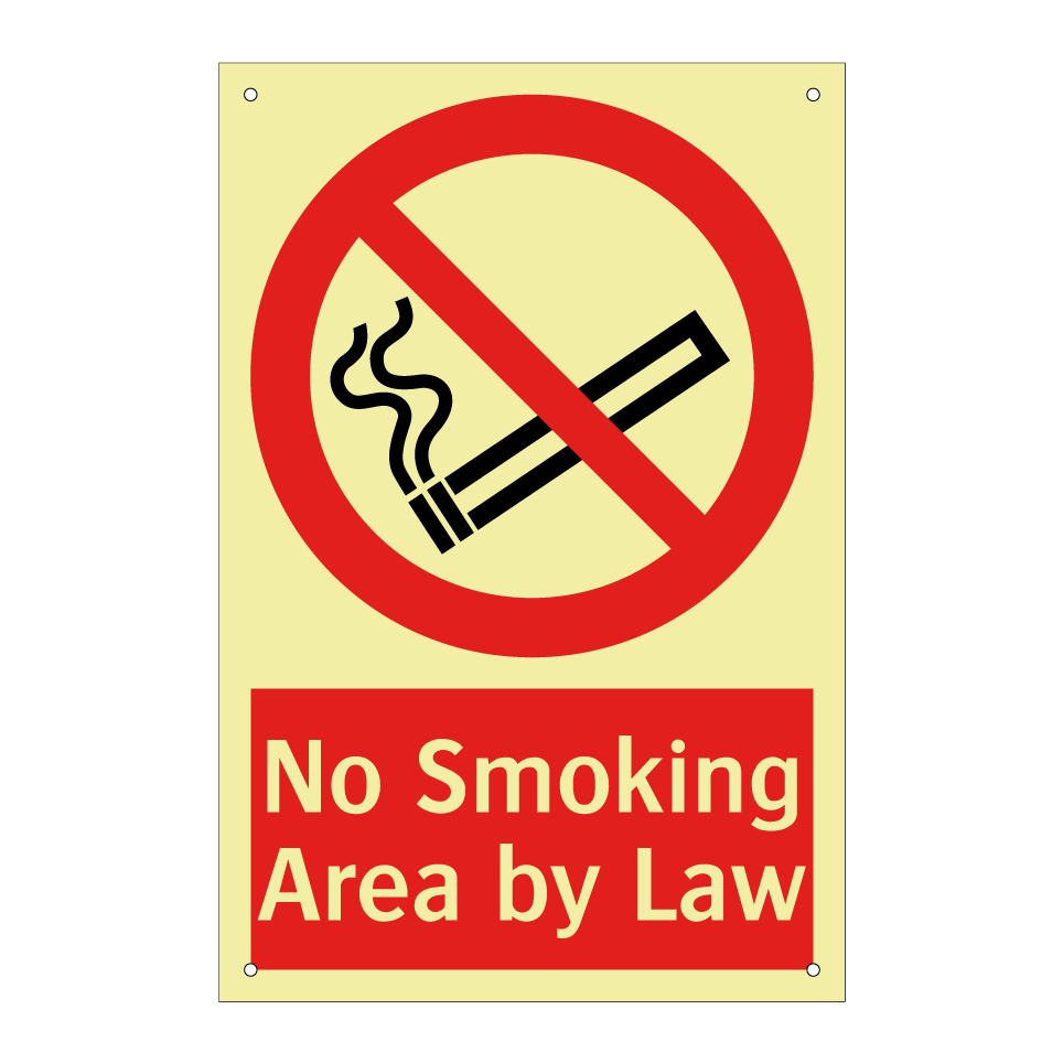 No Smoking Area by Law