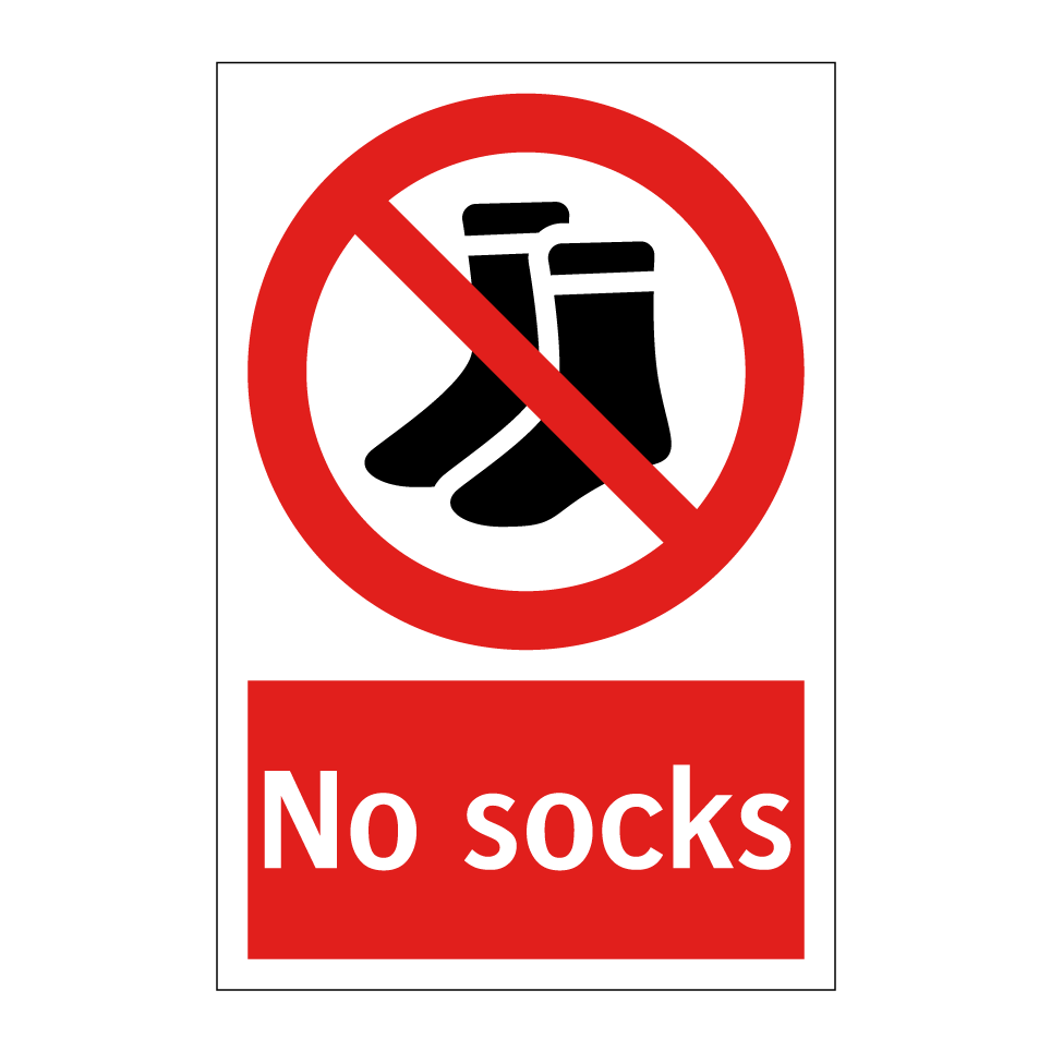 No socks