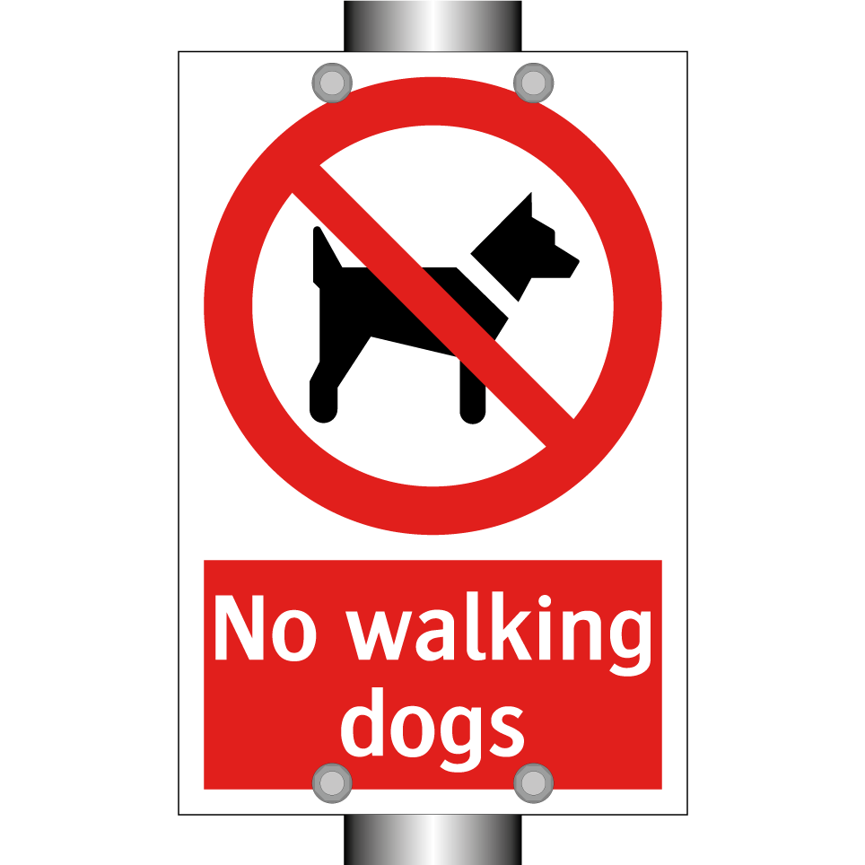 No walking dogs