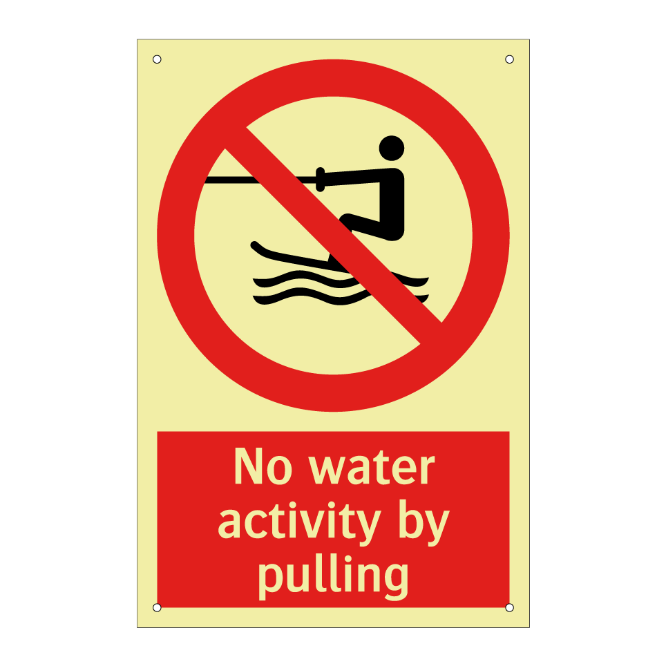 No water activity by pulling