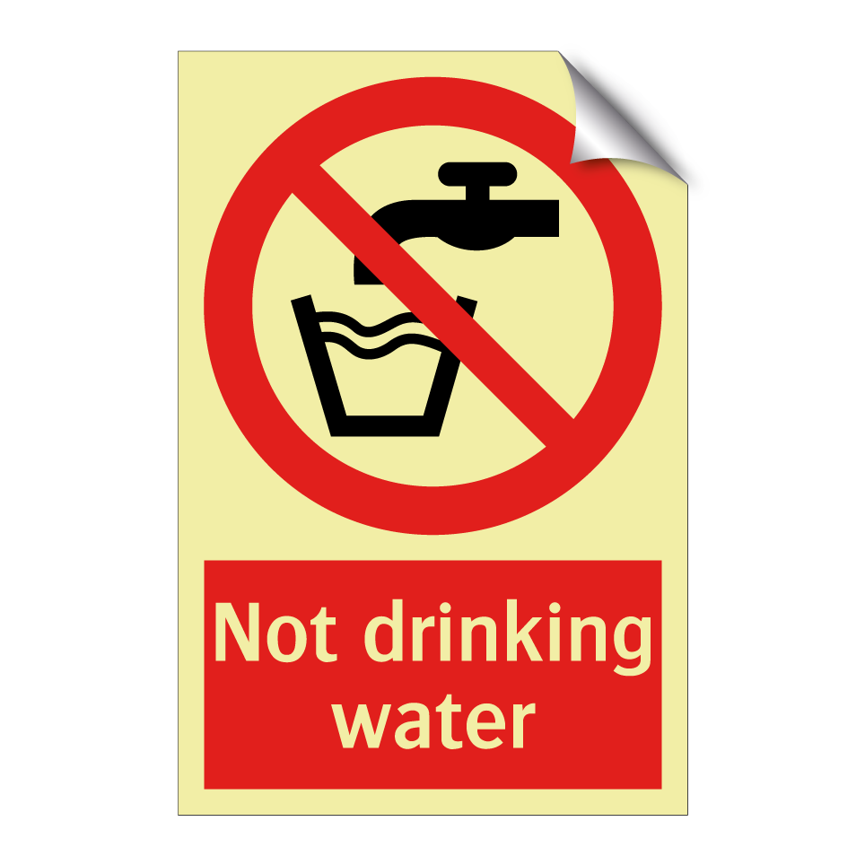 Not drinking water