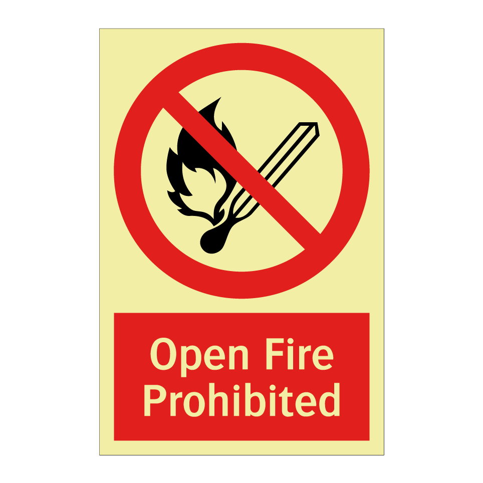 Open Fire Prohibited