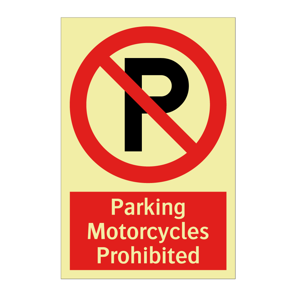Parking Motorcycles Prohibited