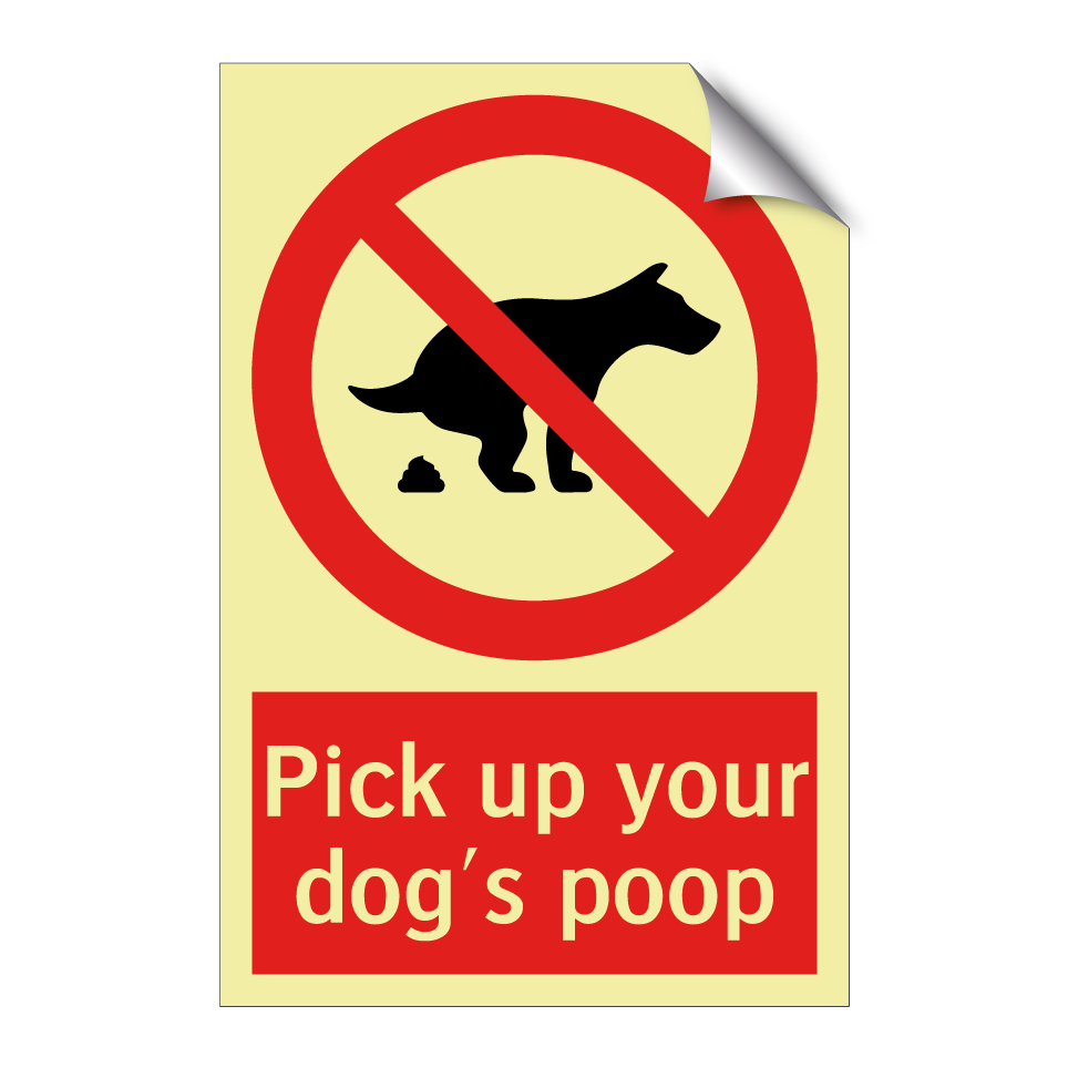 Pick up your dog's poop