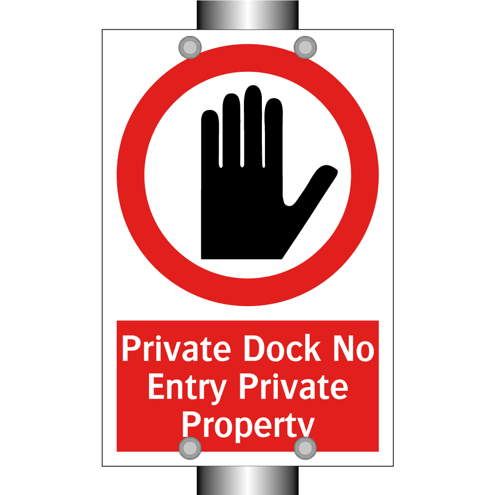 Private Dock No Entry Private Property