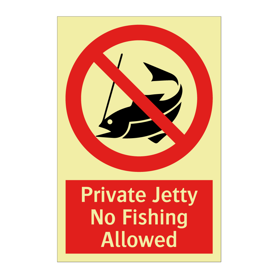 Private Jetty No Fishing Allowed