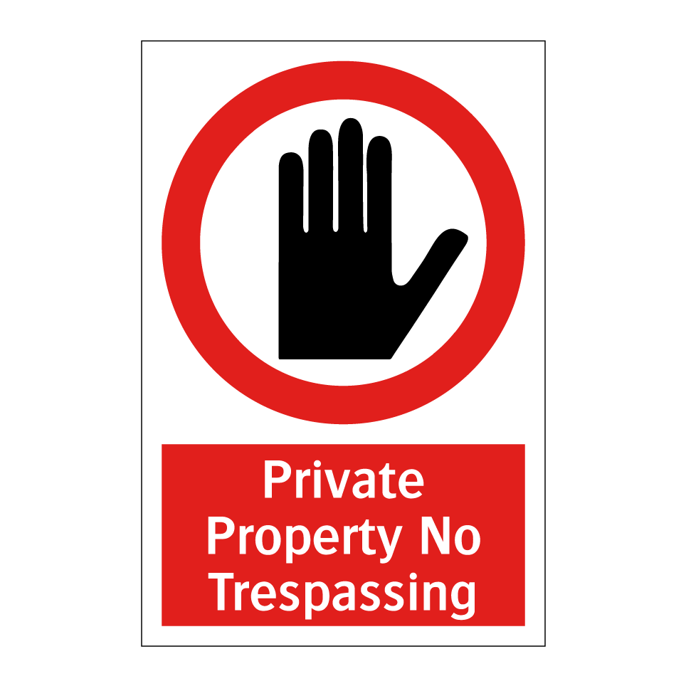 Private Property No Trespassing