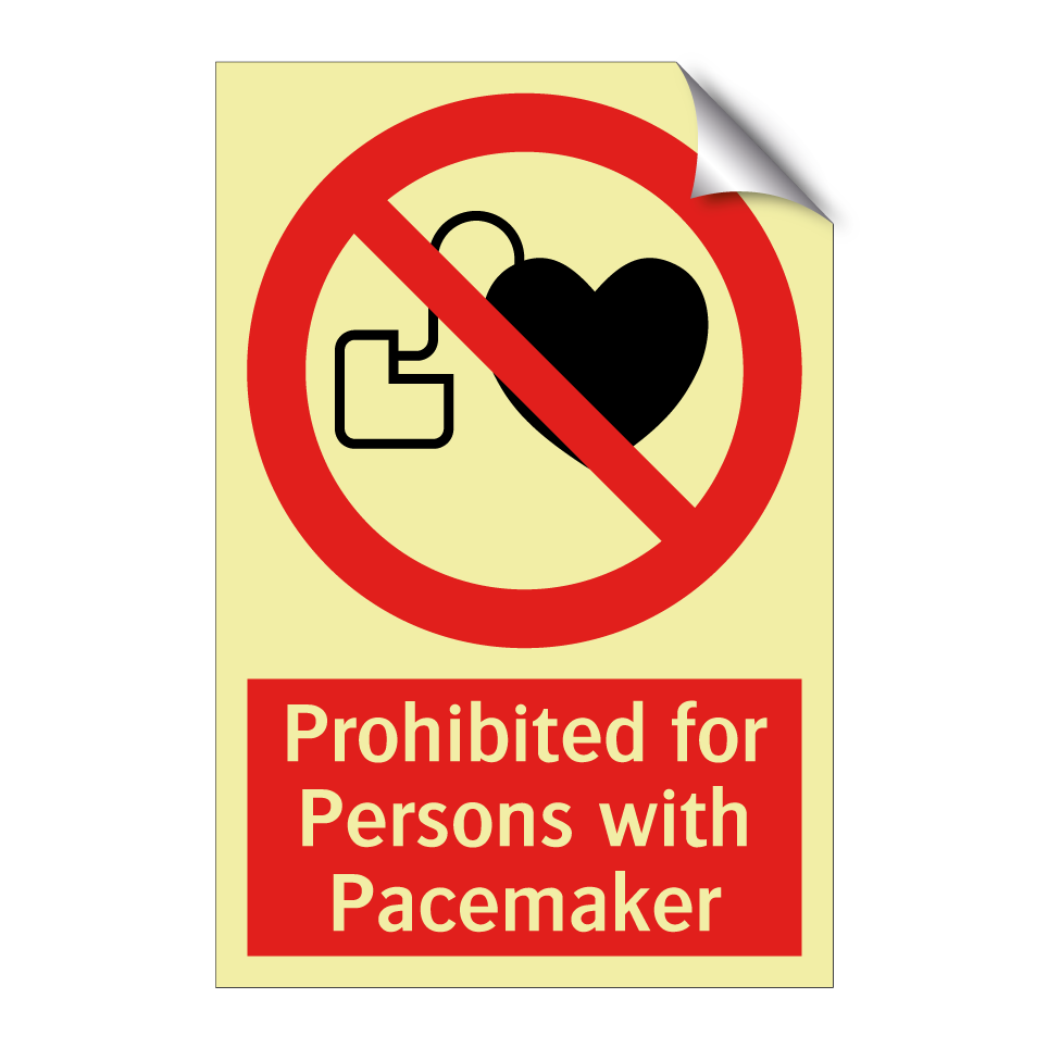 Prohibited for Persons with Pacemaker