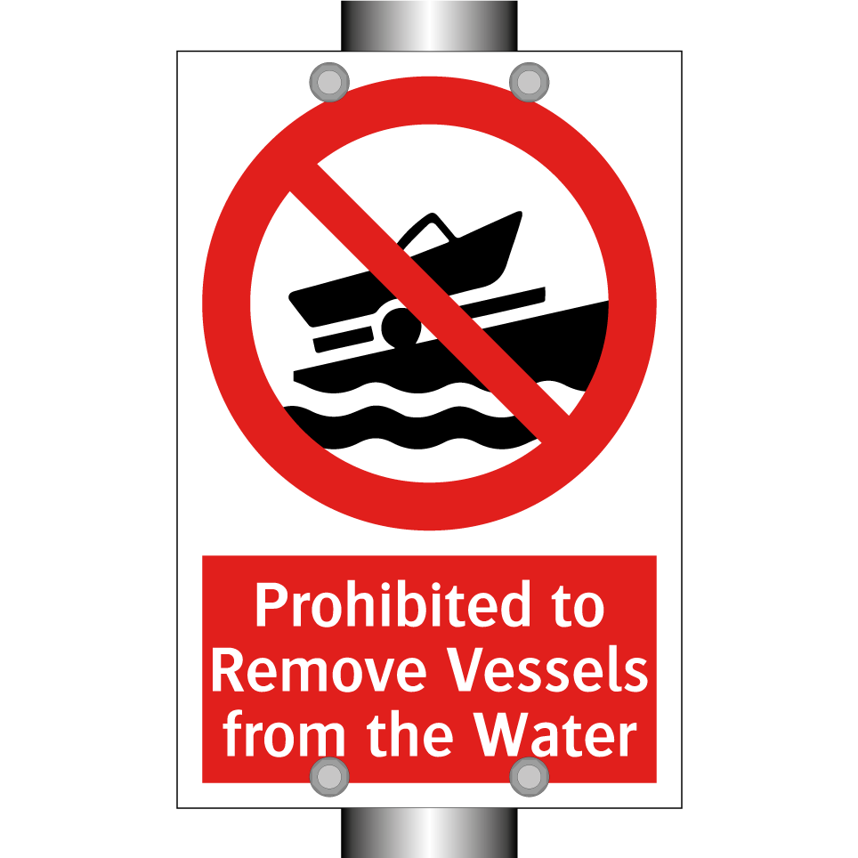 Prohibited to Remove Vessels from the Water