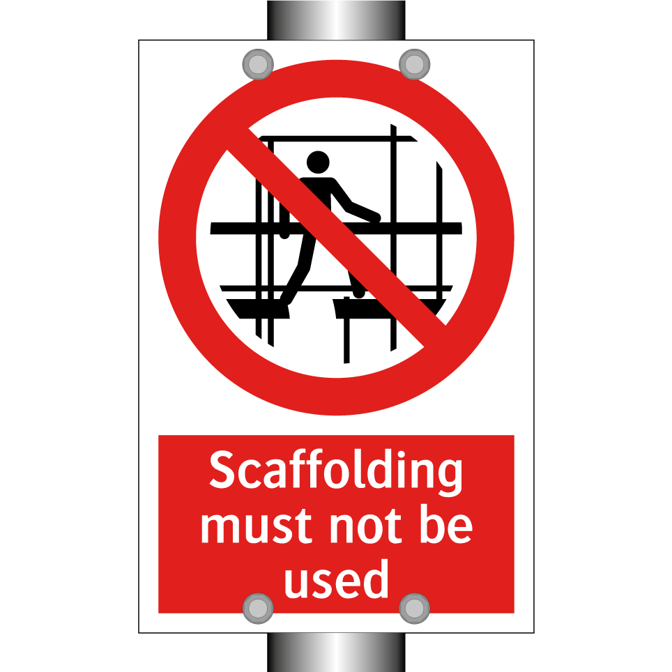Scaffolding must not be used