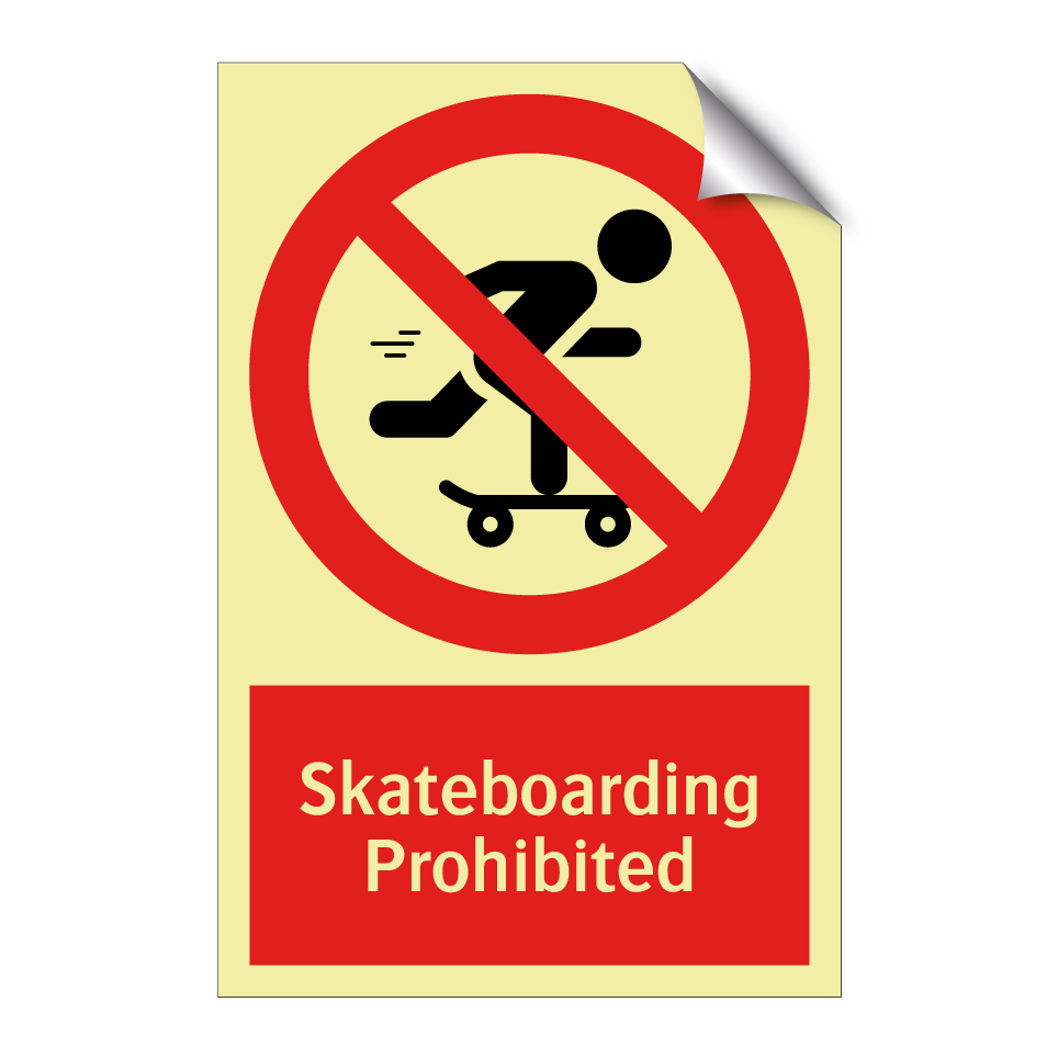 Skateboarding Prohibited