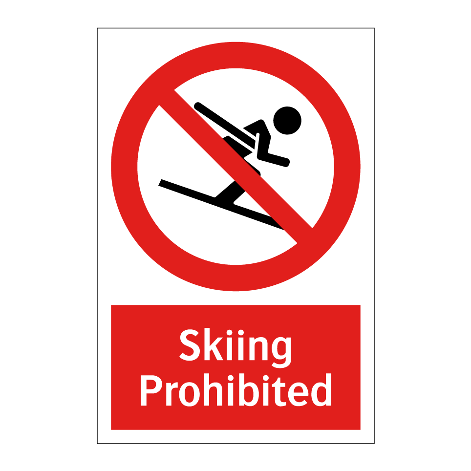 Skiing Prohibited