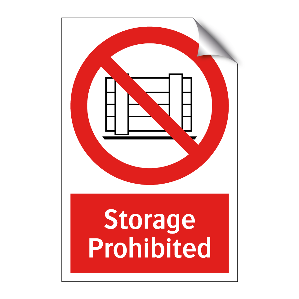 Storage Prohibited