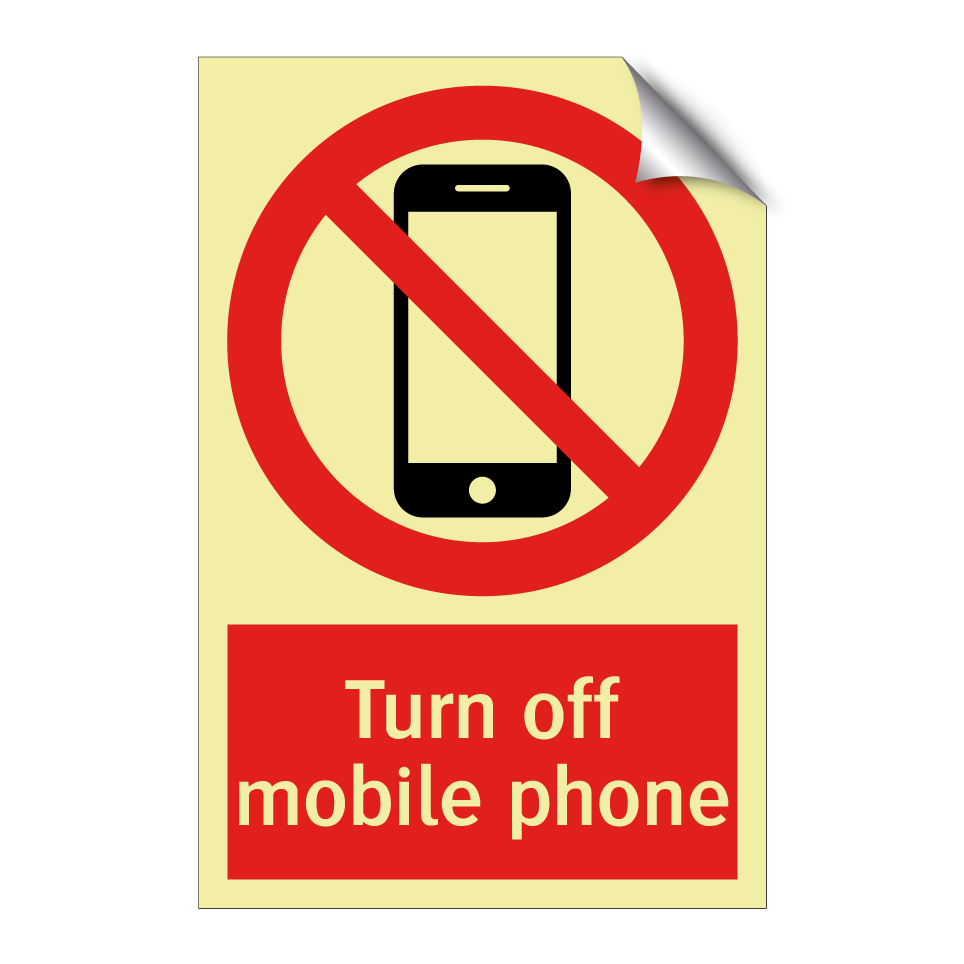 Turn off mobile phone