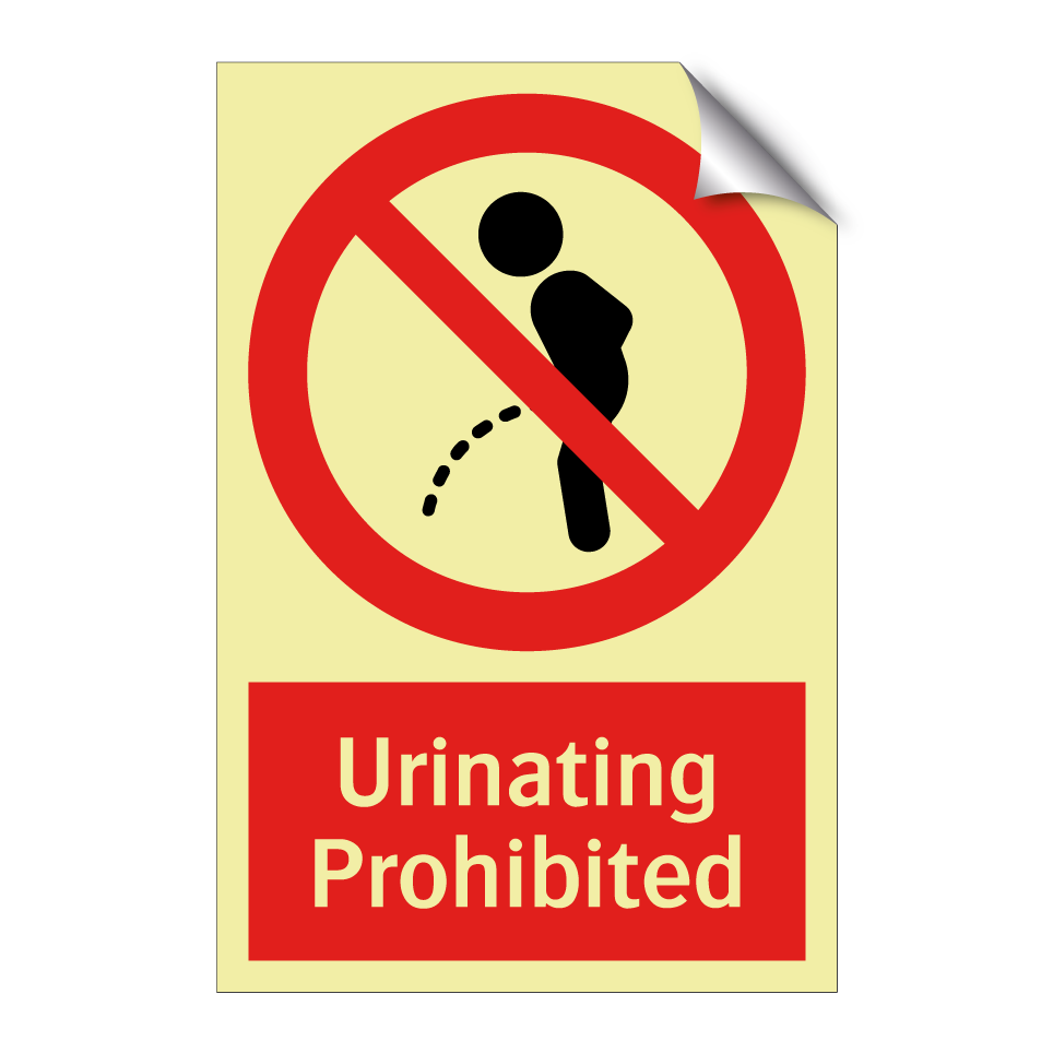Urinating Prohibited