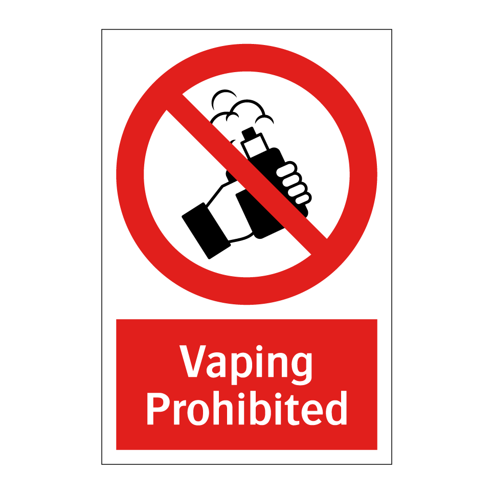 Vaping Prohibited
