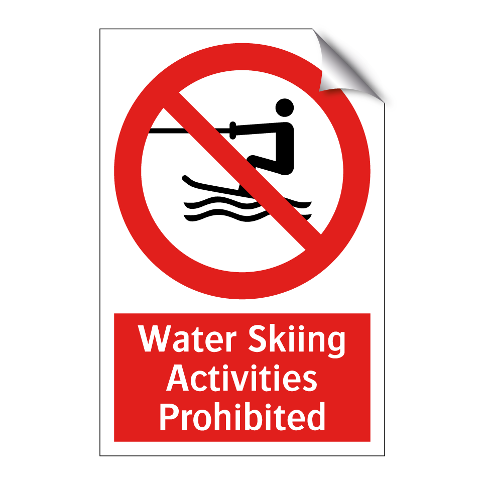 Water Skiing Activities Prohibited